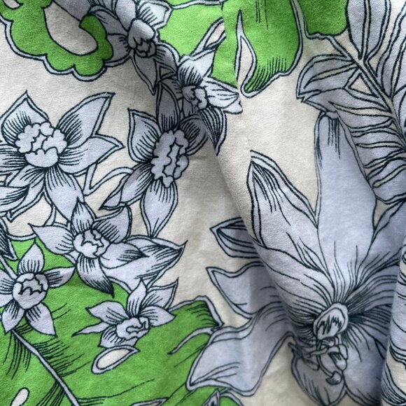 Floral Wide Leg Capri - Picture 5 of 7